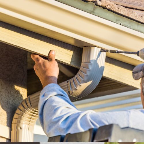 Gutters and Down Spouts in McKinney, TX