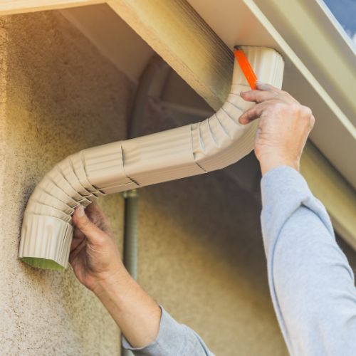 Gutters and Down Spouts in McKinney, TX